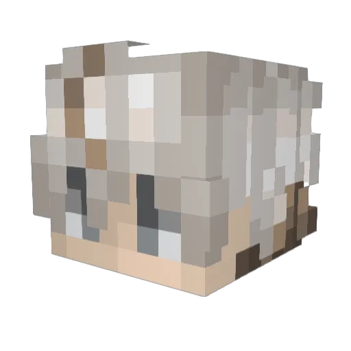 Belisarivs93 Minecraft avatar head, 3D render
