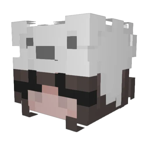BellGR Minecraft avatar head, 3D render