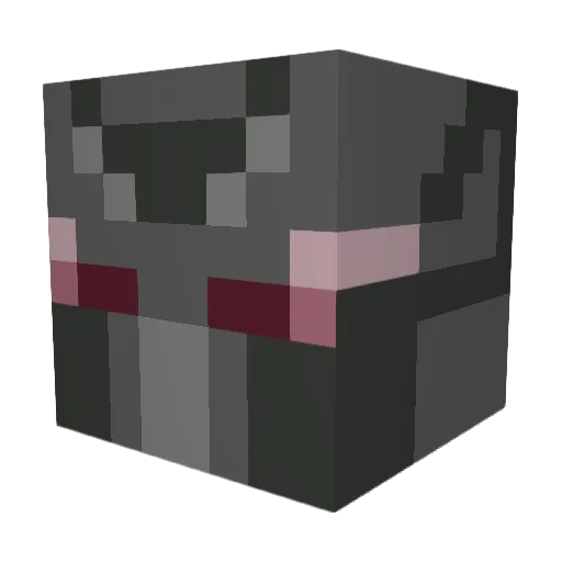 BellLarson Minecraft avatar head, 3D render
