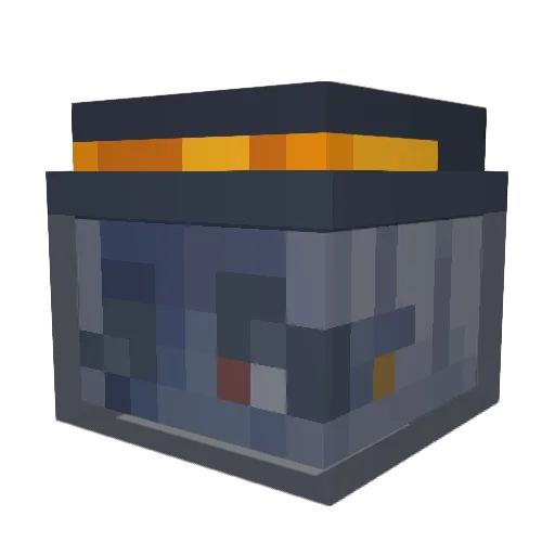 BellPeppered Minecraft avatar head, 3D render