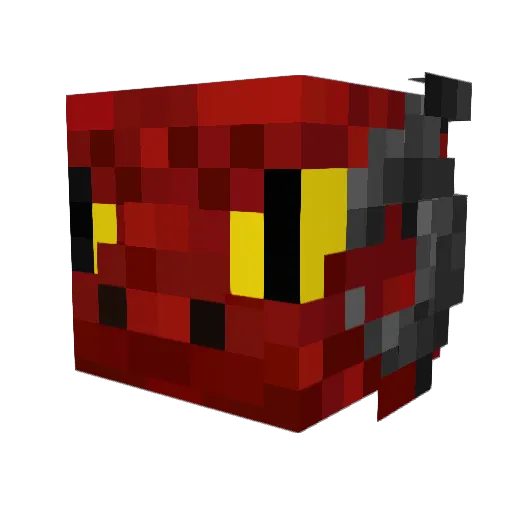 Bell_4015 Minecraft avatar head, 3D render
