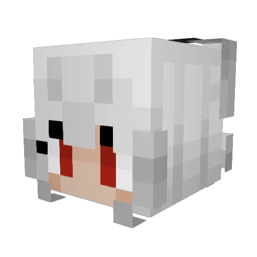 BellaAnarchy17 Minecraft avatar head, 3D render