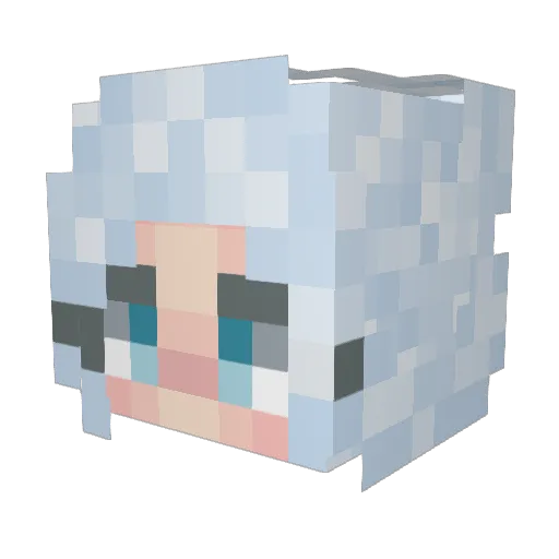 BellaBiz999 Minecraft avatar head, 3D render