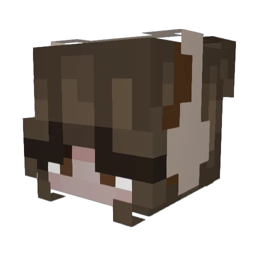 BellaC2017 Minecraft avatar head, 3D render