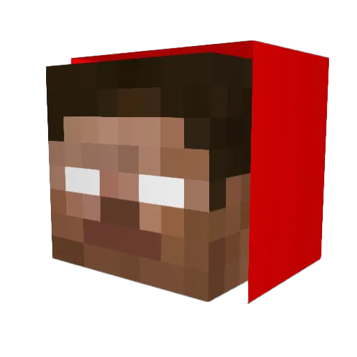 BellaGabby123 Minecraft avatar head, 3D render