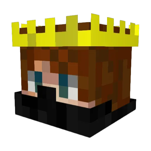 BellaTwile Minecraft avatar head, 3D render
