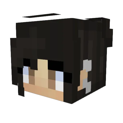 Bella_sc Minecraft avatar head, 3D render