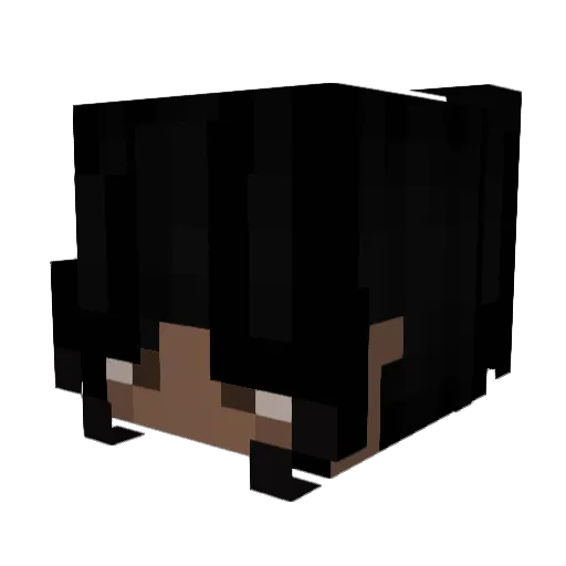 BellaaCraft Minecraft avatar head, 3D render