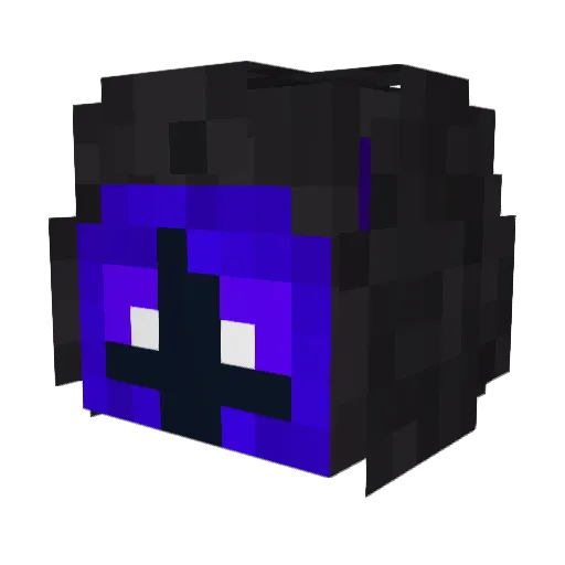 Bellabuzzer Minecraft avatar head, 3D render
