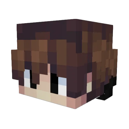 Bellator381 Minecraft avatar head, 3D render