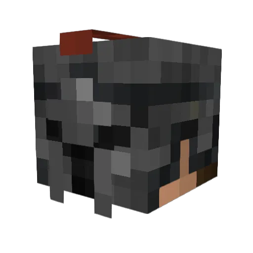 BellatorAV Minecraft avatar head, 3D render