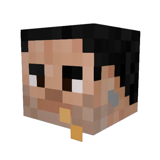 BellatorIV Minecraft avatar head, 3D render