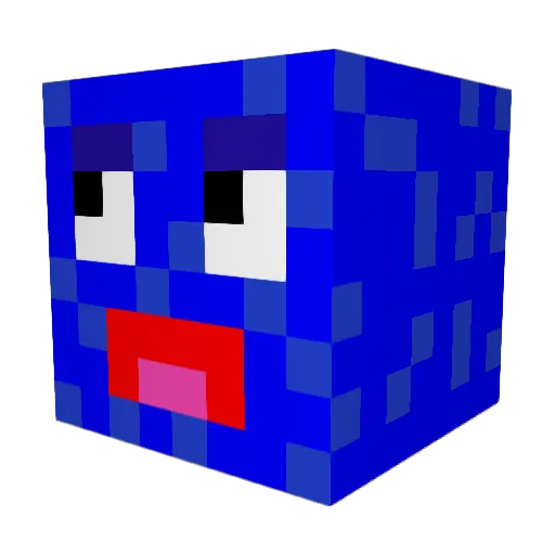 Bellatorlu Minecraft avatar head, 3D render
