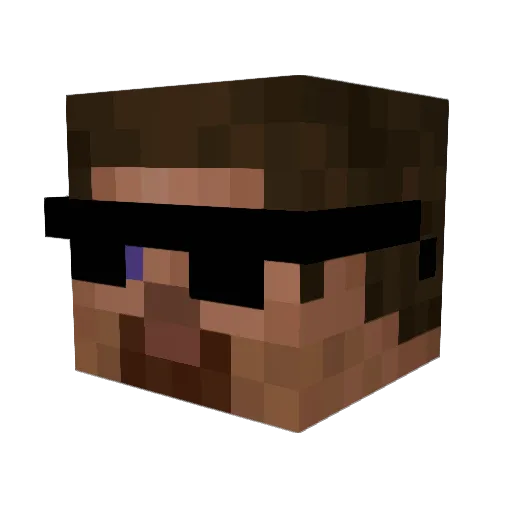 Bellingham54 Minecraft avatar head, 3D render