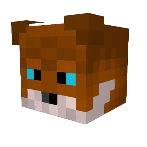 Bellka____ Minecraft avatar head, 3D render