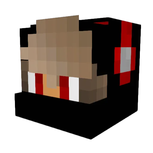 Bellko Minecraft avatar head, 3D render