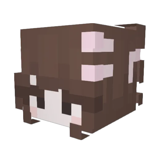 Bells_Hells_ Minecraft avatar head, 3D render
