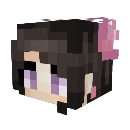 Belluska Minecraft avatar head, 3D render