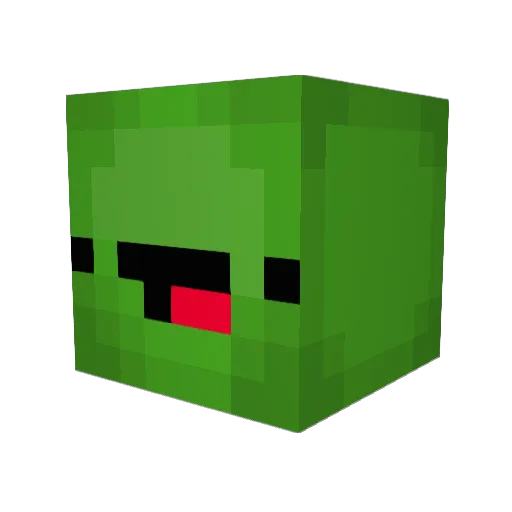 Bellwether Minecraft avatar head, 3D render