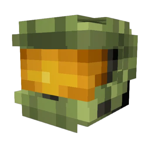 Bellwyn Minecraft avatar head, 3D render