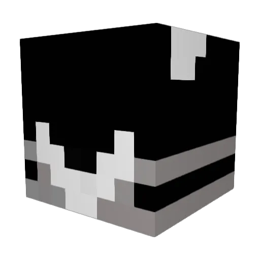 BellySupport Minecraft avatar head, 3D render