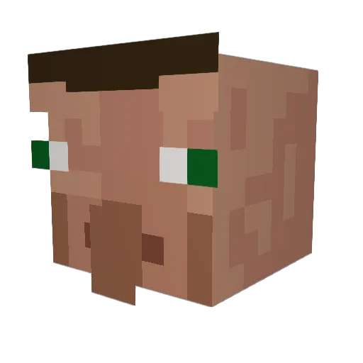 Belly_Flop Minecraft avatar head, 3D render