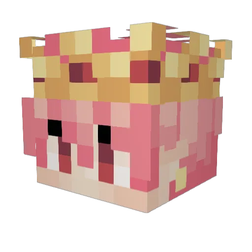 BelmontRL Minecraft avatar head, 3D render