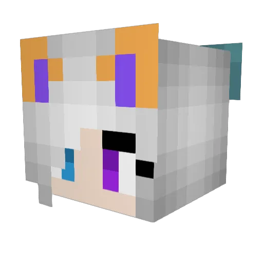 BelovedWinter14 Minecraft avatar head, 3D render