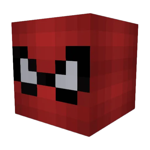 BelowSoil Minecraft avatar head, 3D render