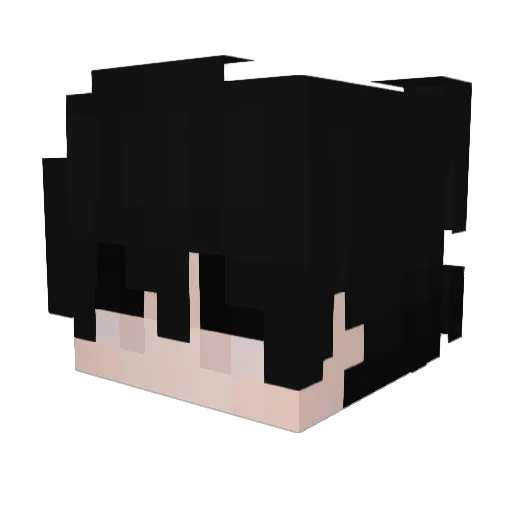 Belozi Minecraft avatar head, 3D render