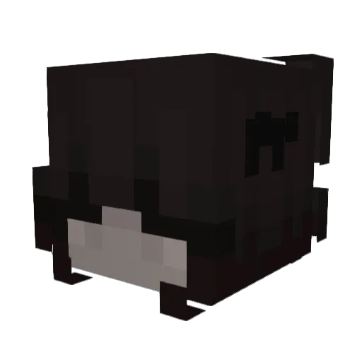 Belqee Minecraft avatar head, 3D render