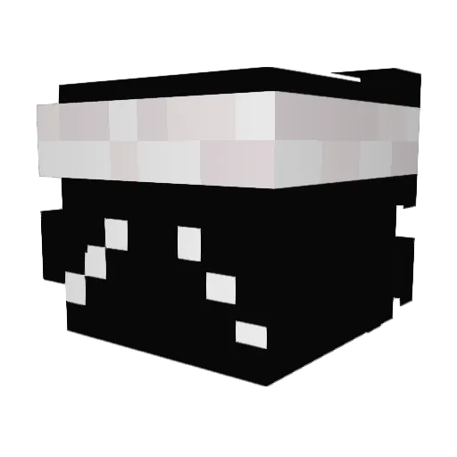 Belser Minecraft avatar head, 3D render