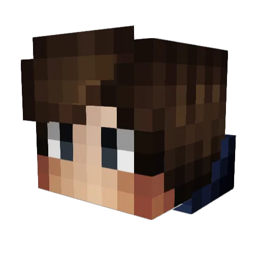 BeltaneFires Minecraft avatar head, 3D render