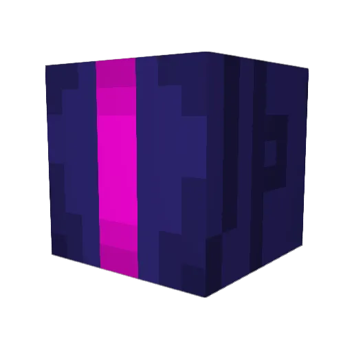Beluga39 Minecraft avatar head, 3D render