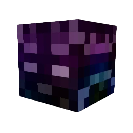 Beluuca Minecraft avatar head, 3D render