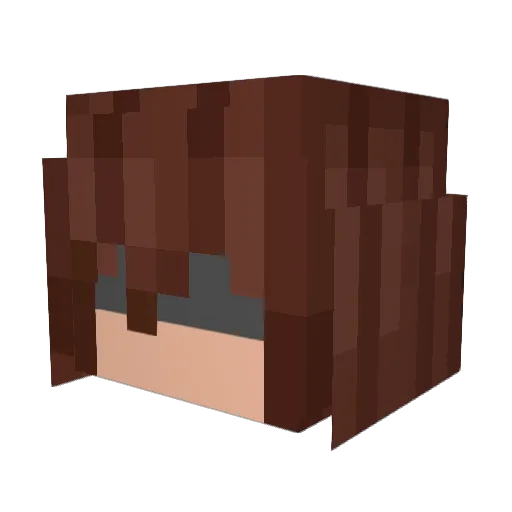 Belya_sh Minecraft avatar head, 3D render