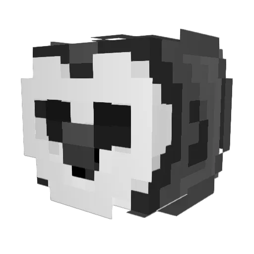 Belyi_Sov Minecraft avatar head, 3D render