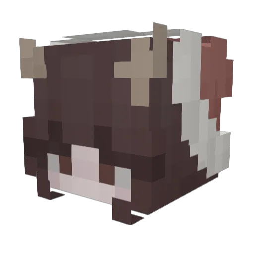 Belza_04 Minecraft avatar head, 3D render