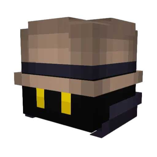 BemBem Minecraft avatar head, 3D render