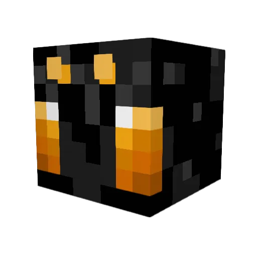Bematode Minecraft avatar head, 3D render