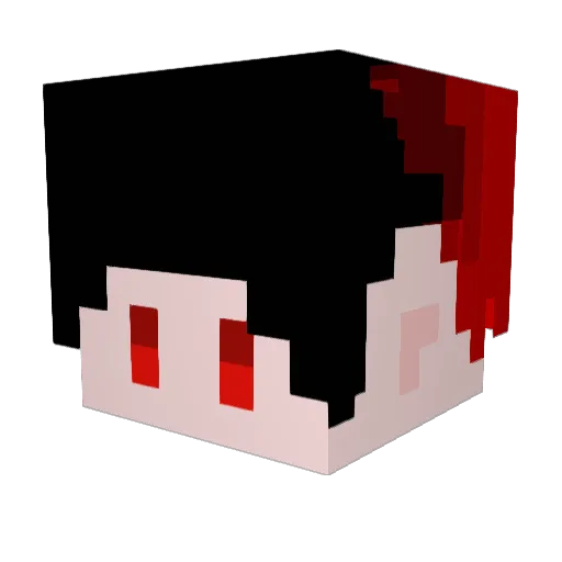 Bemeo10 Minecraft avatar head, 3D render