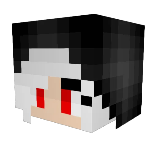 Bemissfire Minecraft avatar head, 3D render