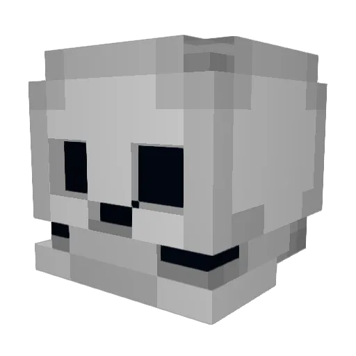 BempleBro Minecraft avatar head, 3D render