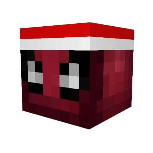 Ben0u Minecraft avatar head, 3D render