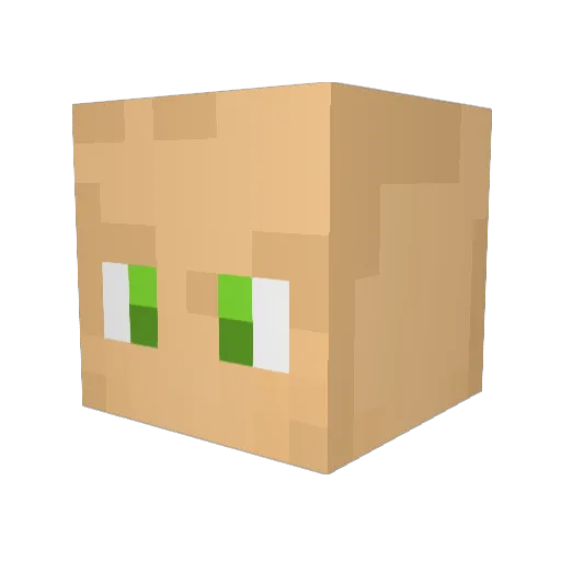Ben10_Cearense Minecraft avatar head, 3D render