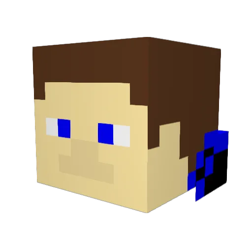 Ben12327 Minecraft avatar head, 3D render
