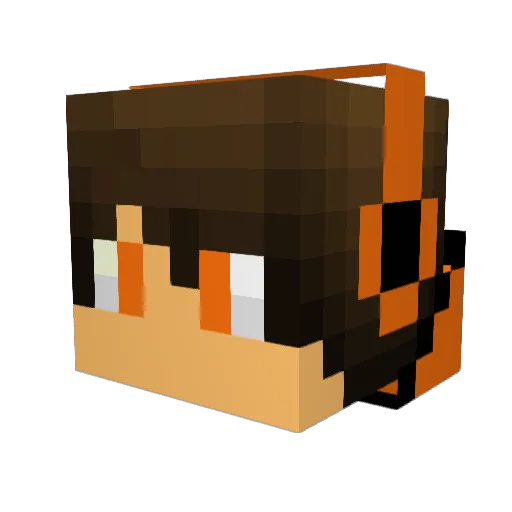 Ben2734 Minecraft avatar head, 3D render