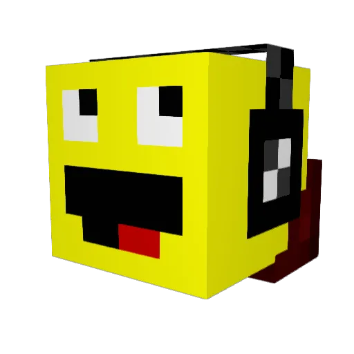 Ben5_10 Minecraft avatar head, 3D render