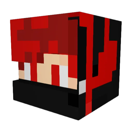 Ben790 Minecraft avatar head, 3D render