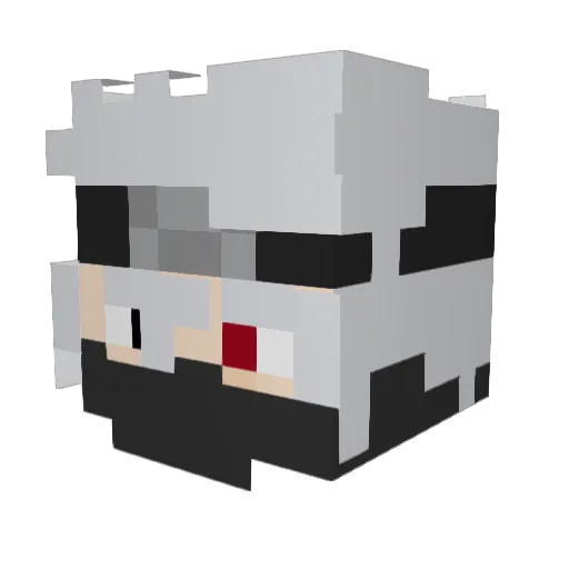Ben99ni Minecraft avatar head, 3D render